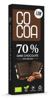 Czekolada Ciemna 70 % z Orzechami Pekan BIO (4 szt x 40 g)