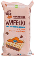Wafelki z Kremem Kakaowo - Orzechowym Bez Dodatku Cukrów BIO (4 Szt.) (2 szt x 120 g)