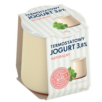 Jogurt Termostatowy Naturalny 3,8 % BIO (3 szt x 140 g)