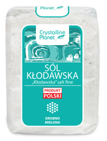 Sól Kłodawska Drobno Mielona Bezglutenowa (7 szt x 600 g)