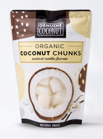 Kokos Kawałki Świeże o Smaku Waniliowym Bezglutenowe BIO (3 szt x 100 g)