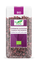 Żurawina Słodzona Cukrem Trzcinowym BIO 400 g