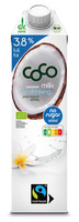 Coconut Milk - Napój Kokosowy Do Picia 3,8 % Tłuszczu Bez Dodatku Cukrów Fair Trade BIO (2 szt x 1 l)
