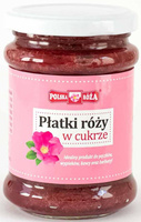 Płatki Róży w Cukrze 320 g Polska Róża