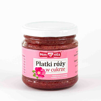 Płatki Róży w Cukrze 220 g Polska Róża