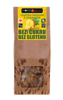 Ciastka Owsiane z Ananasem Bez Dodatku Cukrów Bezglutenowe (3 szt x 150 g)