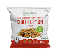 Bób Prażony o Smaku Chili i Cytryny (4 szt x 50 g)