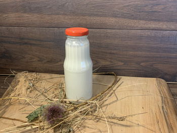 Kefir kozi na grzybku tybetańskim ze skórką cytrusową, szklana butelka (300 ml)