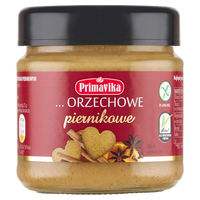 Pasta Orzechowa Piernikowa Bezglutenowa (4 szt x 185 g)