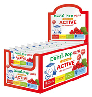 Lizak Kulka o Smaku Poziomkowym Na Metabolizm Bez Cukru Bezglutenowy - Mniam Mniam Starpharma (Denti (40 szt x 6 g)