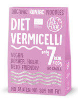 Makaron (Konjac) Vermicelli Bezglutenowy BIO 385 g () - Diet (3 szt x 300 g)