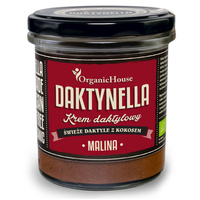 Krem Kokos - Daktyle Medjool - Malina Bezglutenowy BIO 280 g