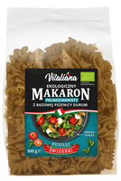 Makaron (Semolinowy Razowy) Świderki BIO (3 szt x 500 g)