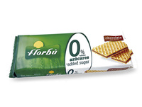 Wafelki z Kremem Kakaowym Bez Dodatku Cukrów (4 szt x 150 g)