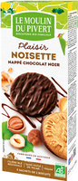 Ciastka z Orzechami Laskowymi Oblane Czekoladą Gorzką BIO (2 szt x 130 g)
