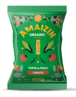 Chipsy Tortilla Kukurydziane Pomidorowe Bezglutenowe BIO (3 szt x 100 g)