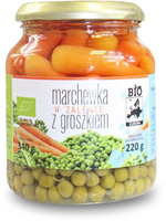 Marchewka w Zalewie z Groszkiem BIO 340 g () (Słoik) (3 szt x 220 g)