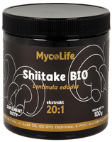 Grzyby Shiitake Ekstrakt Bezglutenowy BIO 100 g
