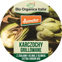 Karczochy Grillowane z Ziołami i Oliwą z Oliwek Extra Virgin Demeter BIO 125 g