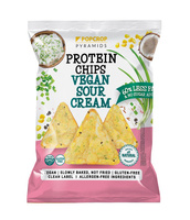 Chrupki Piramidki Proteinowe o Smaku Kwaśnej Śmietany Ze Szczypiorkiem Bezglutenowe 60 g