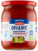 Gołąbki Wegańskie z Ryżem i Pieczarkami w Sosie Pomidorowym Bezglutenowe (2 szt x 480 g)