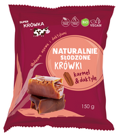 Krówki Słodzone Agawą i Daktylami Bezmleczne Bezglutenowe BIO (2 szt x 150 g)