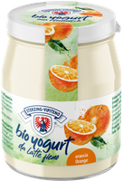 Jogurt Pomarańczowy z Mleka Siennego Bezglutenowy BIO  (Słoik) - Sterzing (4 szt x 150 g)