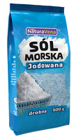 Sól Morska Drobno Mielona Jodowana (7 szt x 500 g)