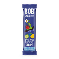 Przekąska Stripe Jabłko - Gruszka - Borówka Bez Dodatku Cukrów Bezglutenowa (10 szt x 14 g)