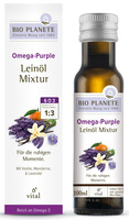 Omega Purple - Mieszanka z Olejem Lnianym (Mandarynka, Wanilia, Lawenda) BIO 100 ml