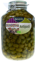 Oliwki Zielone Bez Pestki z Ziołami w Oleju BIO 4,55 kg (Słoik) - Bio