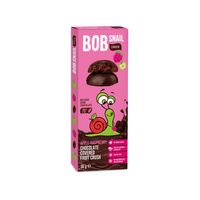 Przekąska Choco Jabłko - Malina w Czekoladzie Ciemnej Belgijskiej Bez Dodatku Cukrów Bezglutenowa (6 szt x 30 g)