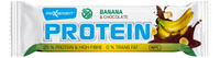 Baton Proteinowy Bananowy w Czekoladzie Mlecznej Bezglutenowy (5 szt x 50 g)