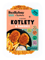 BEZRYBNE KOTLETY W PANIERCE 200 g - BEZMIĘSNY