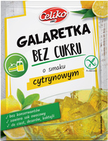 Galaretka Bez Cukru o Smaku Cytrynowym Bezglutenowa (11 szt x 14 g)