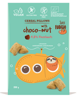 Poduszki Zbożowe z Kremem Czekoladowo - Orzechowym Bezglutenowe BIO (2 szt x 200 g)