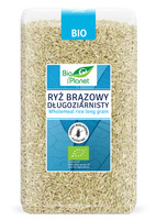 Ryż Brązowy Długoziarnisty Bezglutenowy BIO (2 szt x 1 kg)