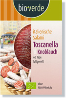 Salami Toscanella z Czosnkiem Plastry BIO 80 g - Bio