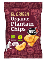 Chipsy z Plantana Bbq Bezglutenowe BIO (3 szt x 80 g)