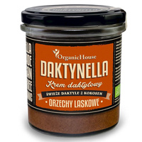 Krem Kokosowo - Daktylowy orzechy Laskowe Bezglutenowy BIO 280 g