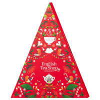 Kalendarz Adwentowy (Herbaty i Herbatki) BIO Piramidki (Red Trangular – 13 Smaków) (25 x 2 g) 50 g