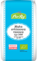 Mąka Orkiszowa Razowa Typ 2000 BIO (Polska) (3 szt x 1 kg)