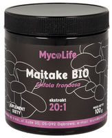 Grzyby Maitake Ekstrakt Bezglutenowy BIO 100 g