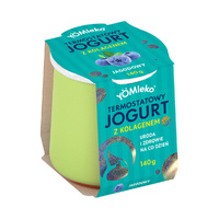 Jogurt Termostatowy Jagodowy BIO z Kolagenem (3 szt x 140 g)
