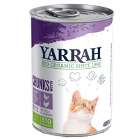 (Dla Kota Dorosłego) Kawałki Kurczaka i Indyka z Pomidorem i Pokrzywą BIO (2 szt x 405 g)