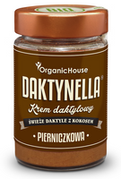 Krem Kokos - Daktyle Medjool - Pierniczkowy Bezglutenowy BIO 190 g