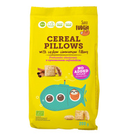 Poduszki Zbożowe z Kremem Czekoladowo - Cynamonowym Bez Dodatku Cukrów Bezglutenowe BIO (2 szt x 200 g)