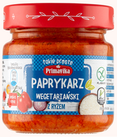 Paprykarz Wegetariański z Ryżem Bezglutenowy 160 g