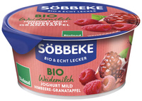 Jogurt Kremowy Malina - Granat (3,8 % Tłuszczu w Mleku) BIO 150 g
