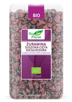 Żurawina Suszona Cięta Niesłodzona BIO 1 kg